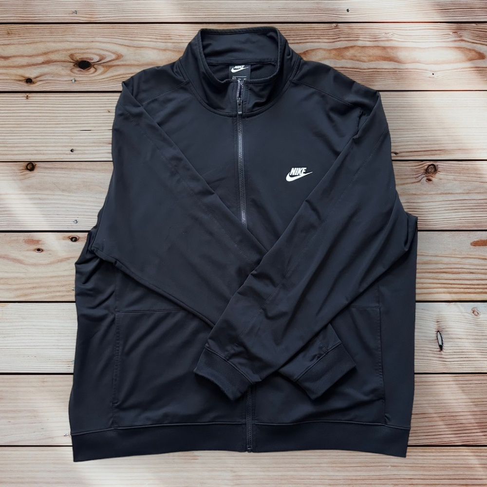Men's Nike XXL Black Performance Full Zip Track Jacket
